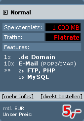 Webspace  Webspace S Webspace S